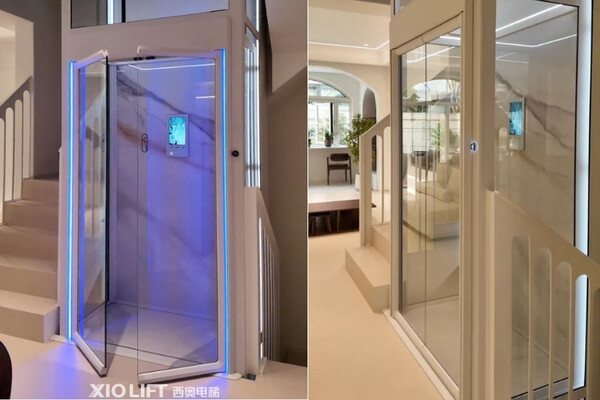 Thang máy gia đình Sindmini khung trắng