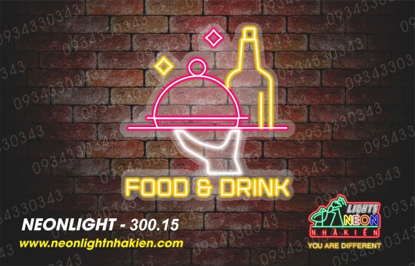 Đèn Led Neon nhà hàng, quán ăn 300.15