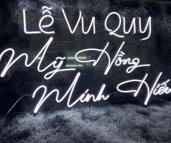 Đèn Led Neon – Lễ vu quy