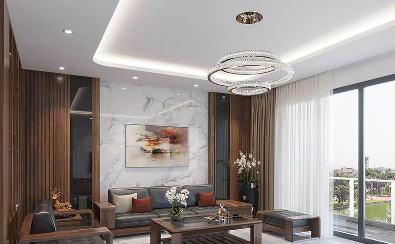 Thiết kế thi công nội thất phòng khách