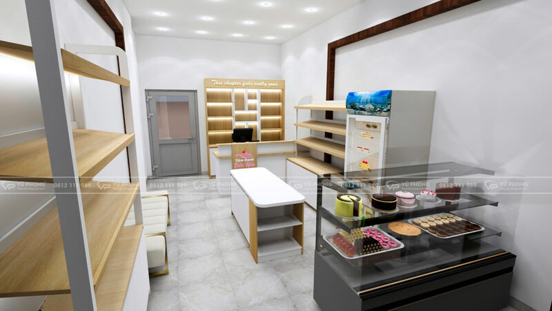 Thiết kế thi công nội thất tiệm bánh