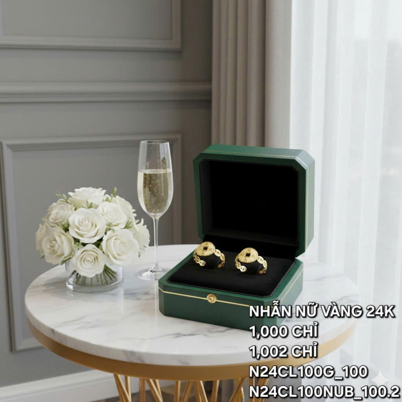 Nhẫn nữ vàng N24CL100G