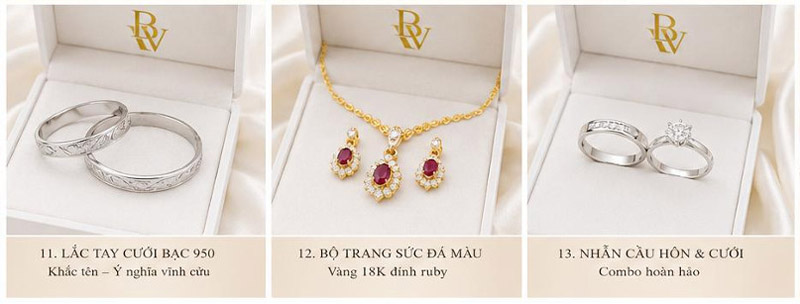 Trang sức cưới
