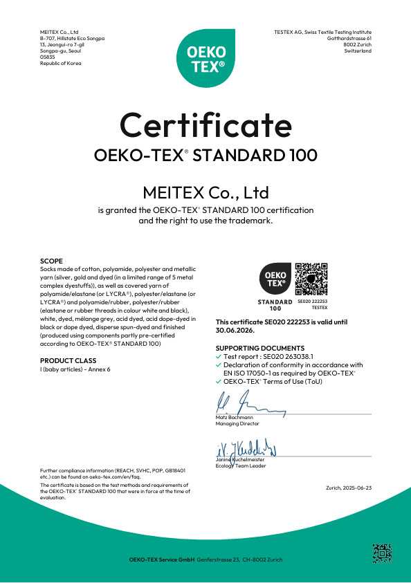 Chứng nhận OEKO-Tex Standard 100