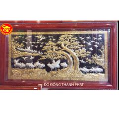 Tranh bạch hạc quần tùng