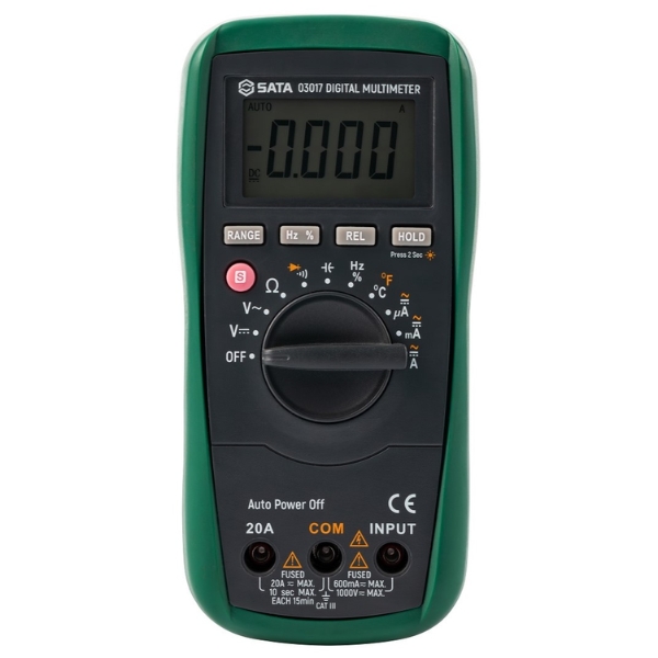 Đồng hồ vạn năng 9V-10A SATA 03017