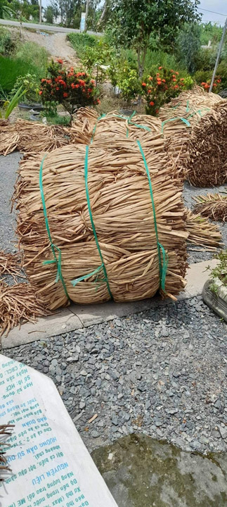 Hình ảnh xưởng sản xuất sản phẩm thủ công từ lục bình công ty Vàm Cỏ