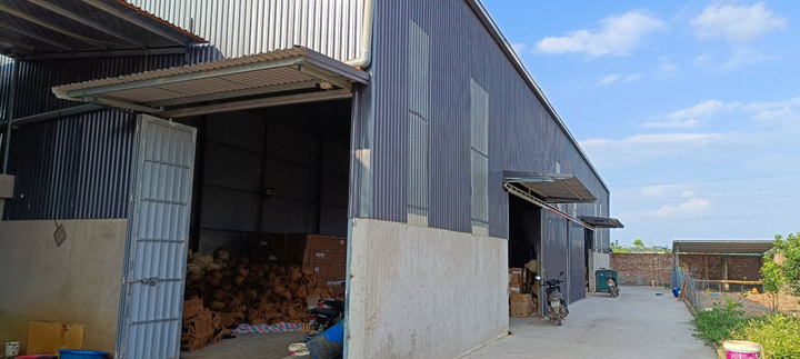 Hình ảnh xưởng sản xuất sản phẩm từ mây tre