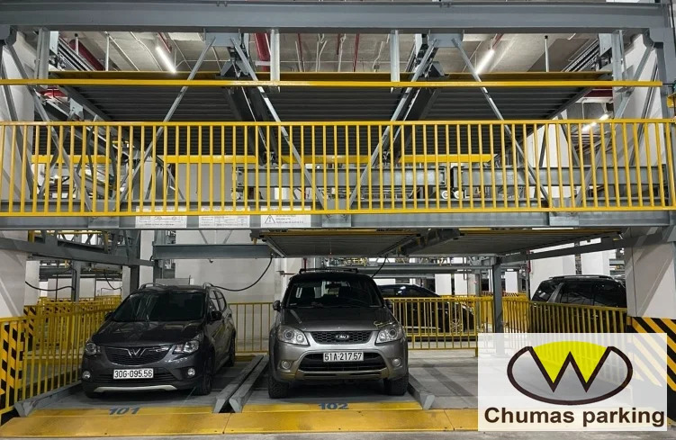 Đỗ xe thông minh công nghệ xếp hình Puzzle