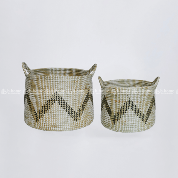 Bộ 2 giỏ đựng đồ bằng cỏ biển - Đồ Mây Tre Mỹ Nghệ B-Home - Công Ty Cổ Phần Xuất Nhập Khẩu B-Home