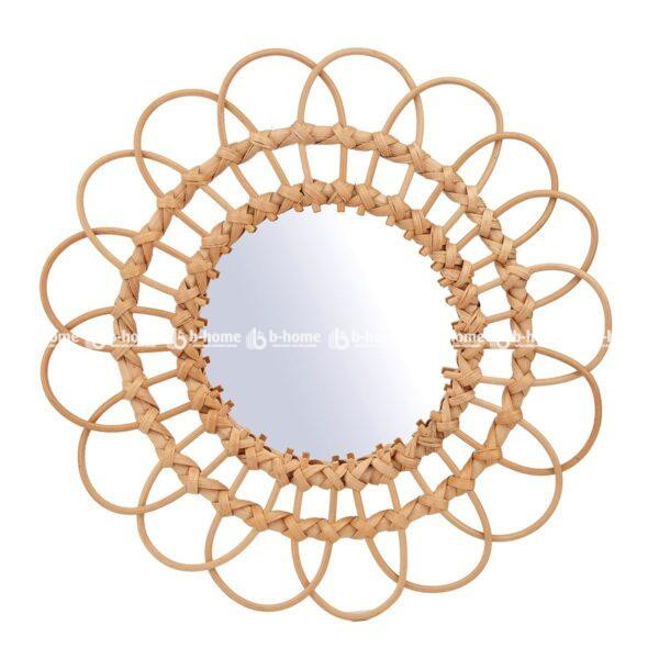 Gương trang trí đan thủ công - Đồ Mây Tre Mỹ Nghệ B-Home - Công Ty Cổ Phần Xuất Nhập Khẩu B-Home