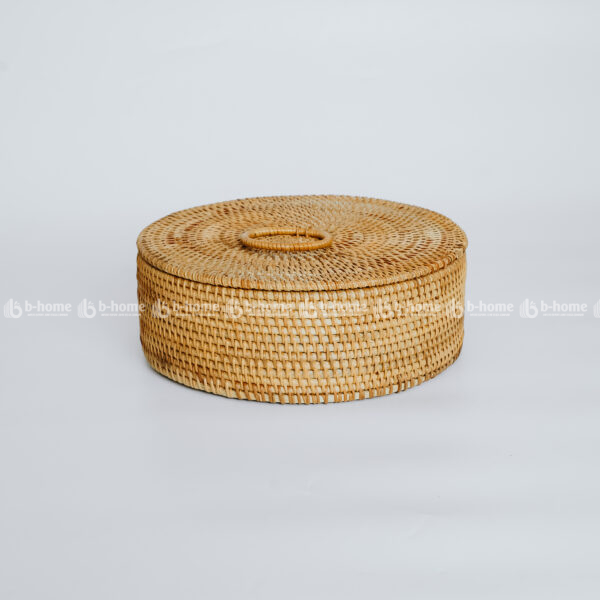 Khay mây thủ công có nắp - Đồ Mây Tre Mỹ Nghệ B-Home - Công Ty Cổ Phần Xuất Nhập Khẩu B-Home