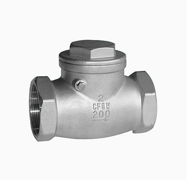 Van 1 chiều inox lá lật bắt ren size DN15-DN100