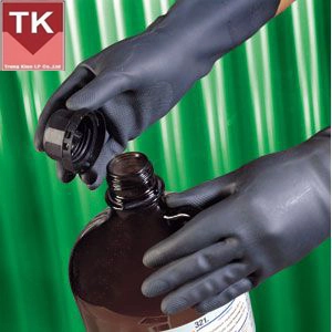 Găng tay cao su chống axit