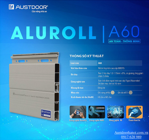 Cửa cuốn khe thoáng Austdoor A60