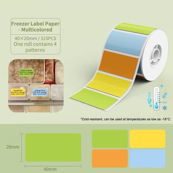 Tem 40x20mm nhiều màu