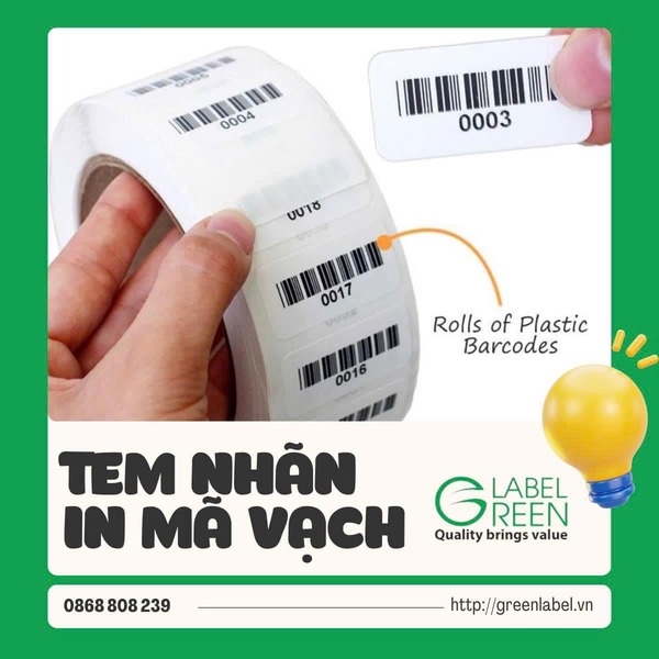 In tem nhãn  mã vạch