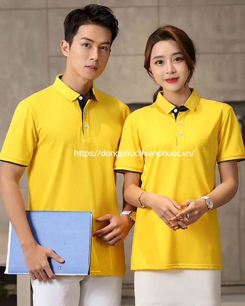 Áo thun đồng phục có cổ