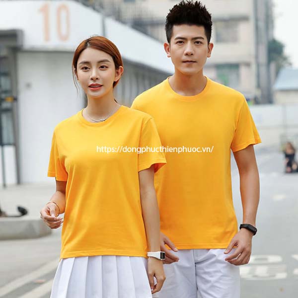 Áo thun đồng phục có tròn