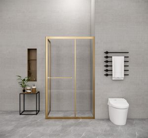 Phòng tắm kính đứng Slim FLS G3 MIRROR GOLD