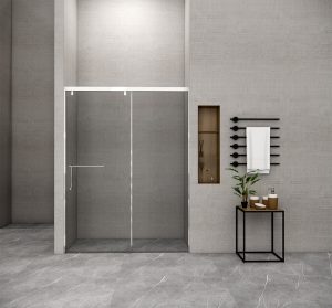 Phòng tắm kính đứng Slim FLS P21 MIRROR SILVER