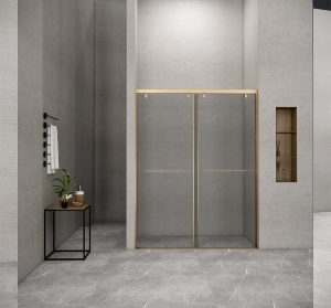 Phòng tắm kính đứng Slim FLS P22 MIRROR GOLD