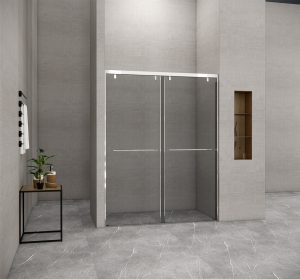 Phòng tắm kính đứng Slim FLS P22 MIRROR SILVER