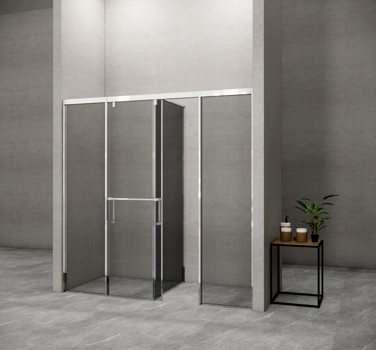 Phòng tắm kính đứng Slim FLS T4 MIRROR SILVER