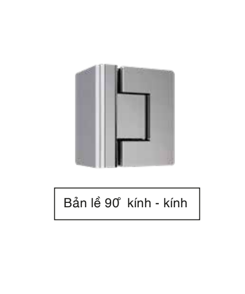 Bản lề 90 kính - kính