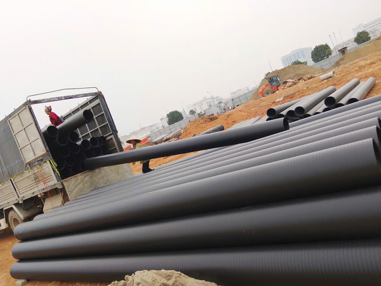 Ống nhựa gân xoắn HDPE 2 vách - ống Nhựa Solmax - Công Ty Cổ Phần Châu Giang Plastic