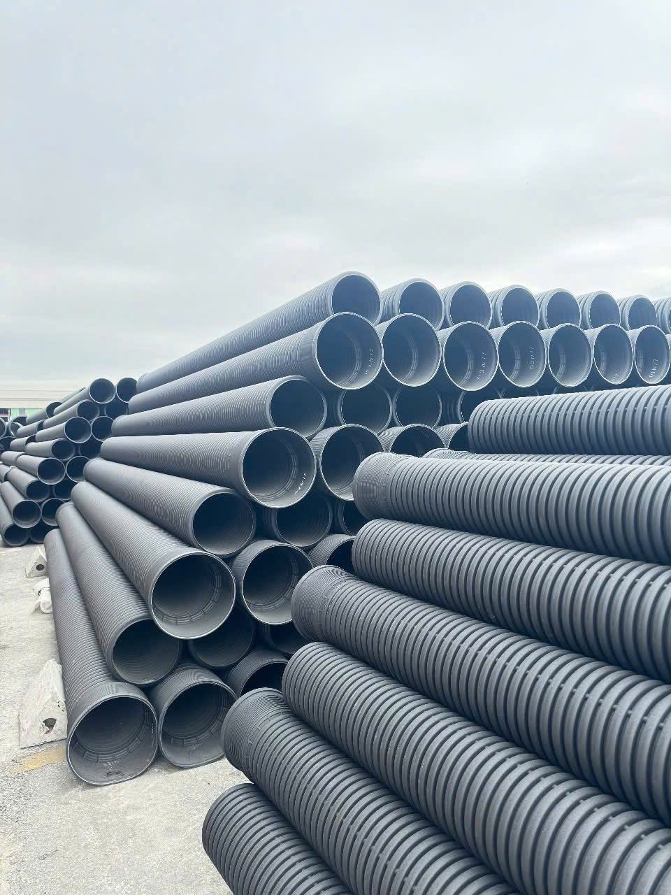 Ống nhựa gân xoắn HDPE 2 lớp - ống Nhựa Solmax - Công Ty Cổ Phần Châu Giang Plastic