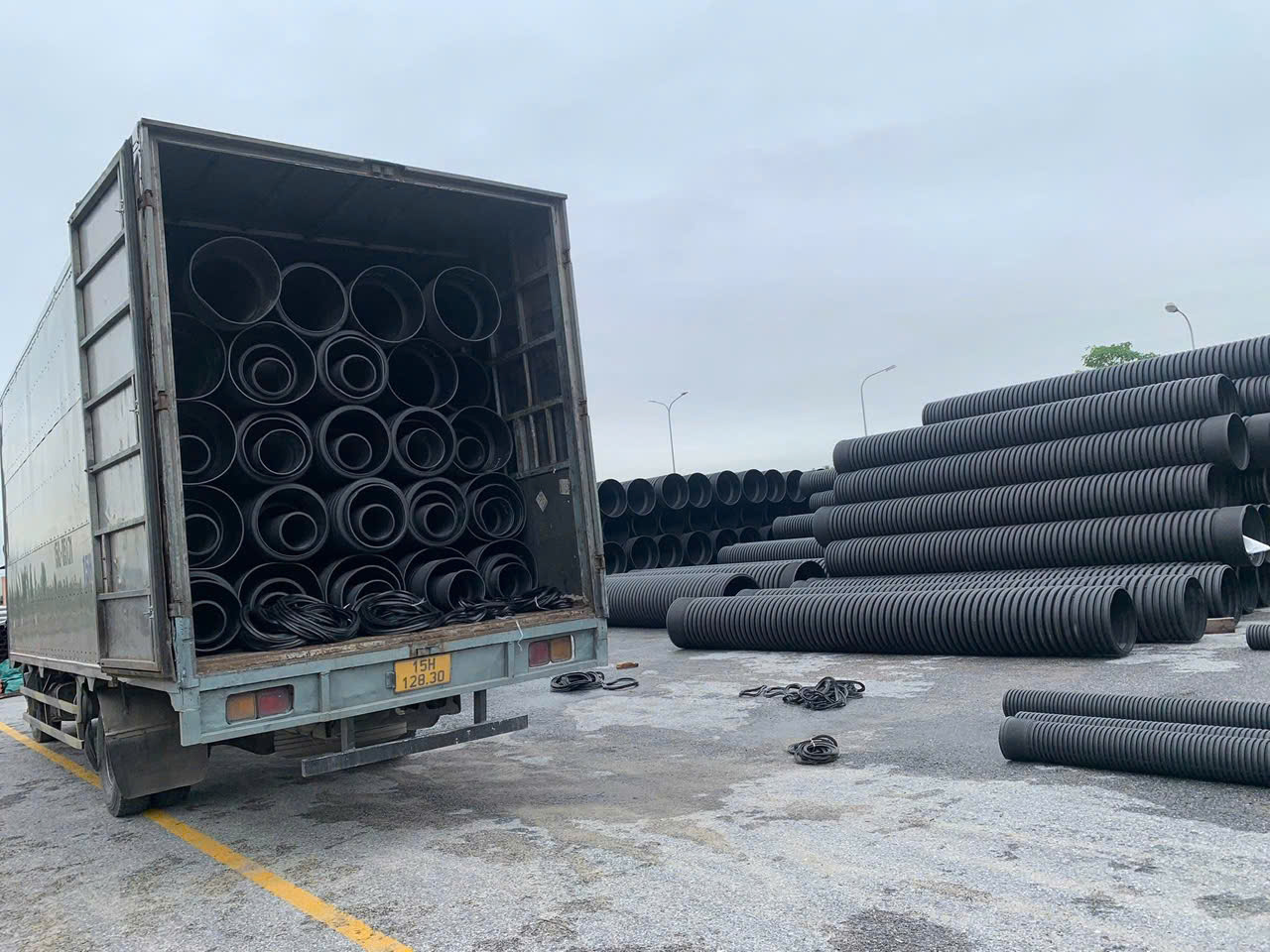 Ống nhựa gân xoắn HDPE 2 lớp - ống Nhựa Solmax - Công Ty Cổ Phần Châu Giang Plastic