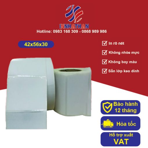 In tem decal nhiệt 42x56mmx30m