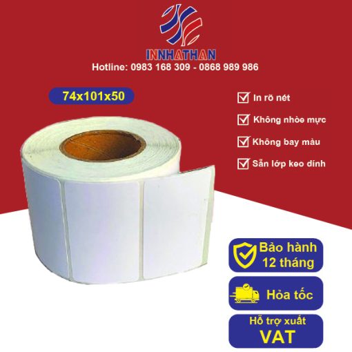 In tem decal nhiệt 74x101mmx50m