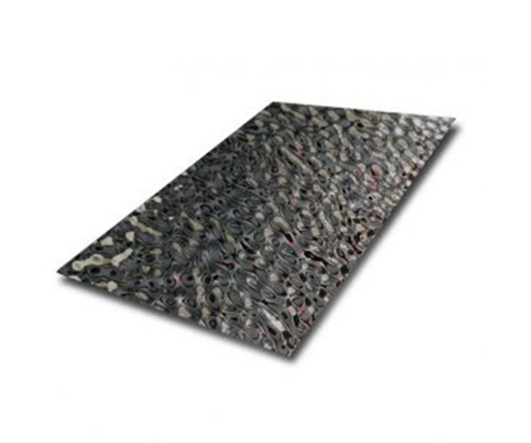 Tấm inox sóng nước đen