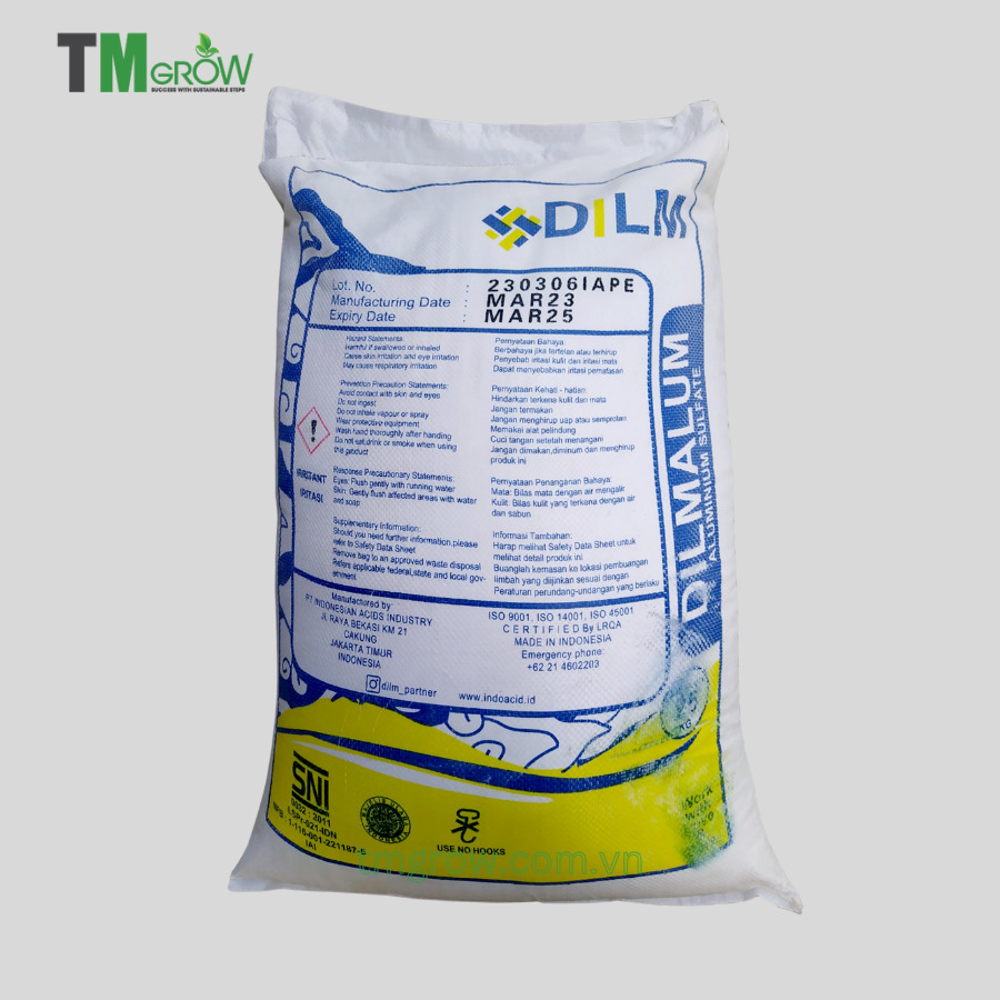 Phèn nhôm Sulphate - Al2(SO4)3.-17H2O