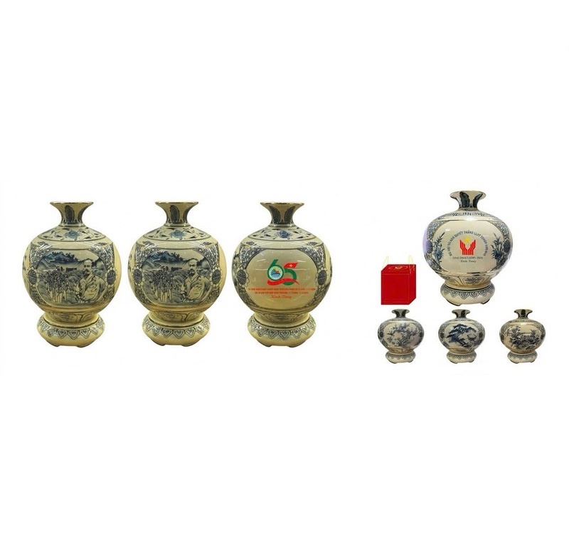 Bình hút lộc tứ cảnh