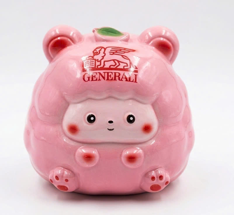 Cừu tiết kiệm dễ thương in logo