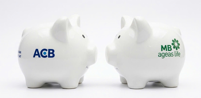 Heo đất tiết kiệm in logo