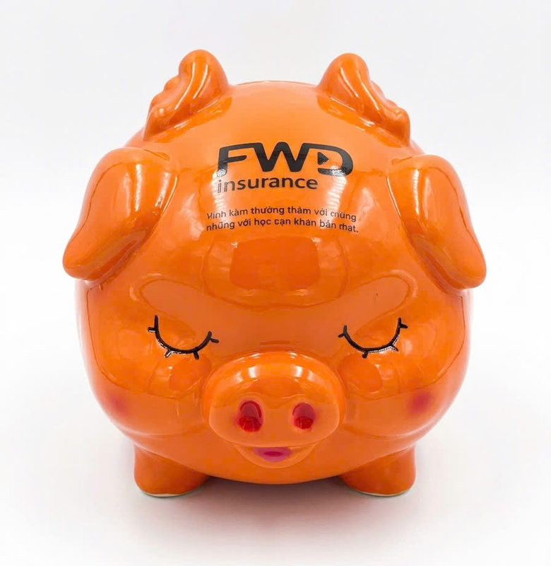 Lợn đất tiết kiệm gốm sứ