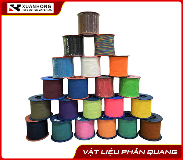 Sợi phản quang đa dạng màu