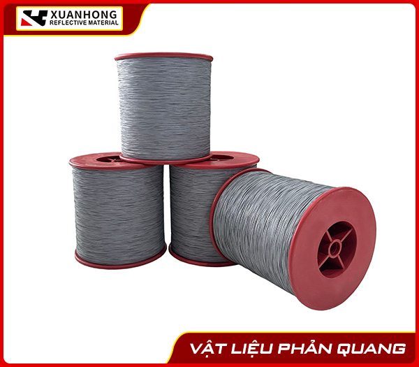 Sợi phản quang màu bạc sáng