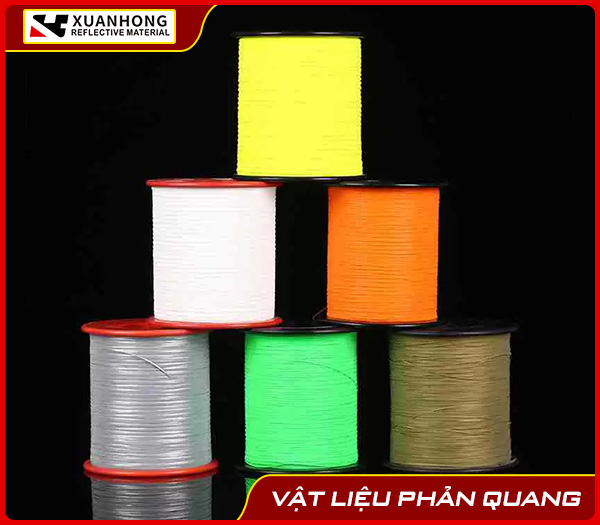 Sợi phản quang màu dạ quang