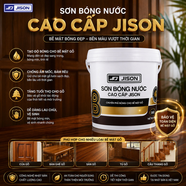 Sơn bóng cho gỗ