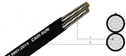 Cáp nhôm bọc xoắn bọc cách điện XLPE