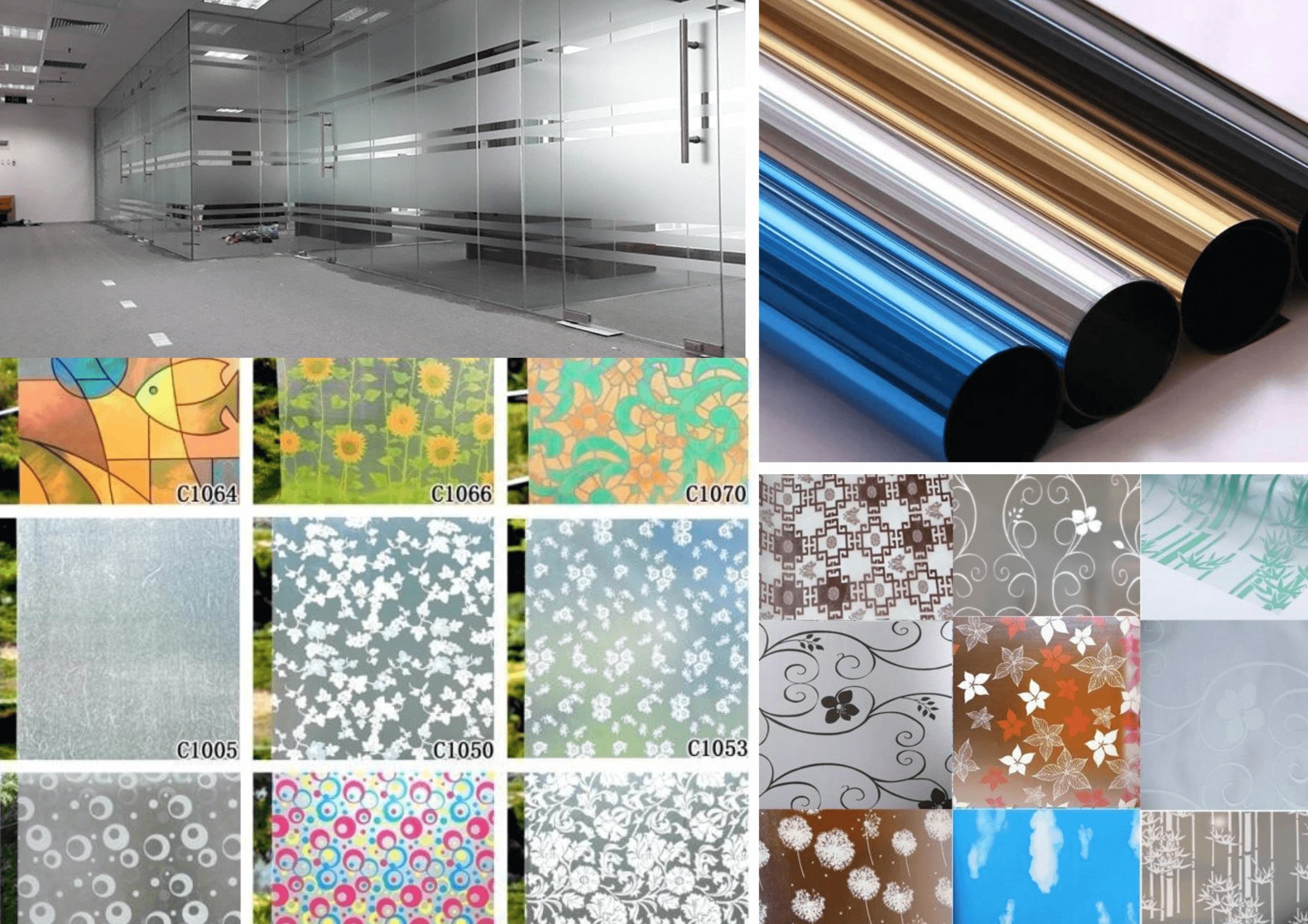 Decal dán kính màu