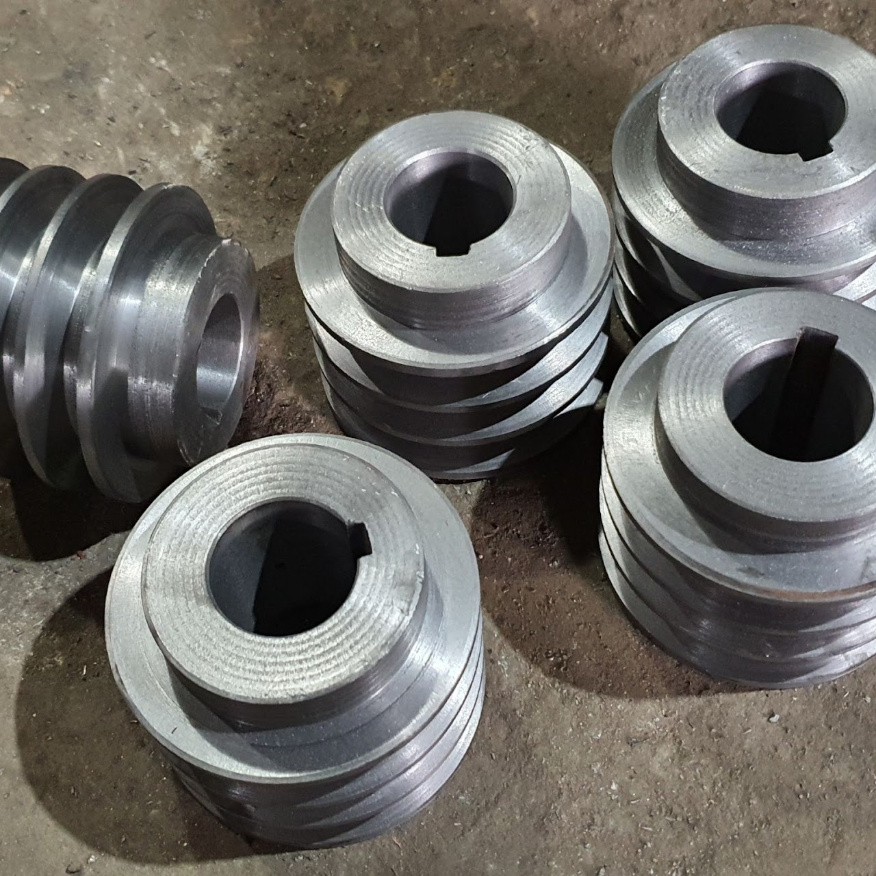 Puly đặc có vấu rãnh