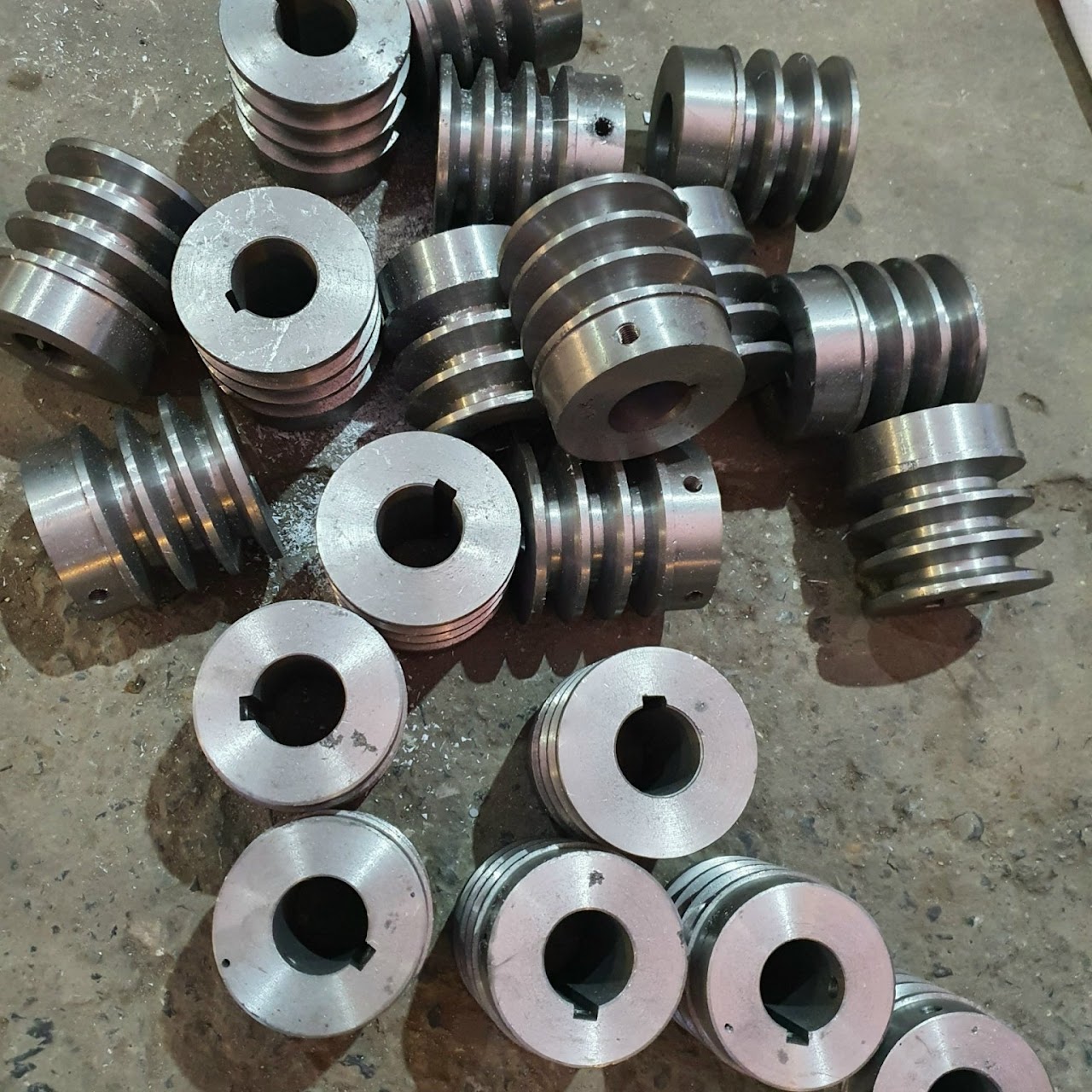 Puly đặc có vấu rãnh