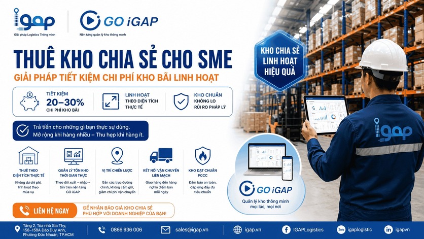 Dịch vụ kho bãi iGAP