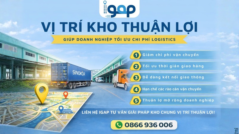 Dịch vụ kho bãi iGAP